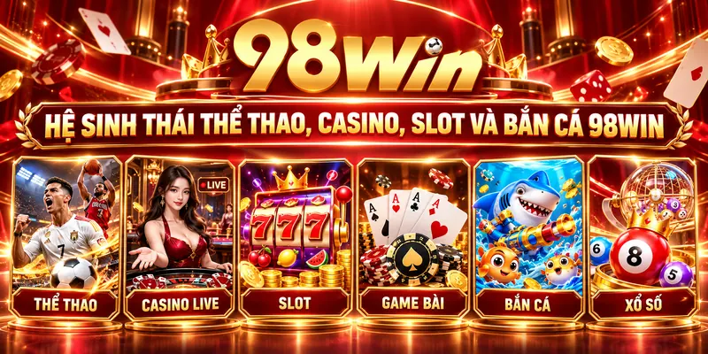 98WIN 19 Hệ sinh thái giải trí bao gồm các trò chơi cực hot 98WIN